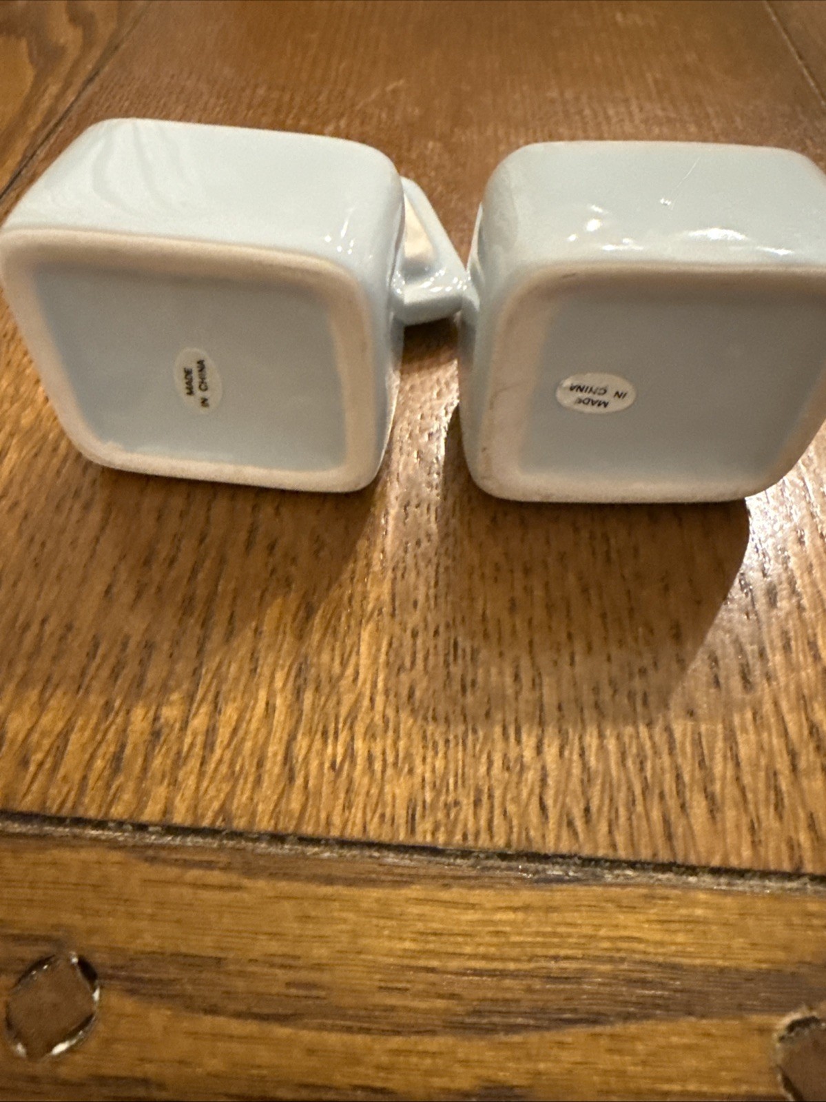 2 Ceramic Keepsake Boxes First Tooth First Curl 2"x1.75"