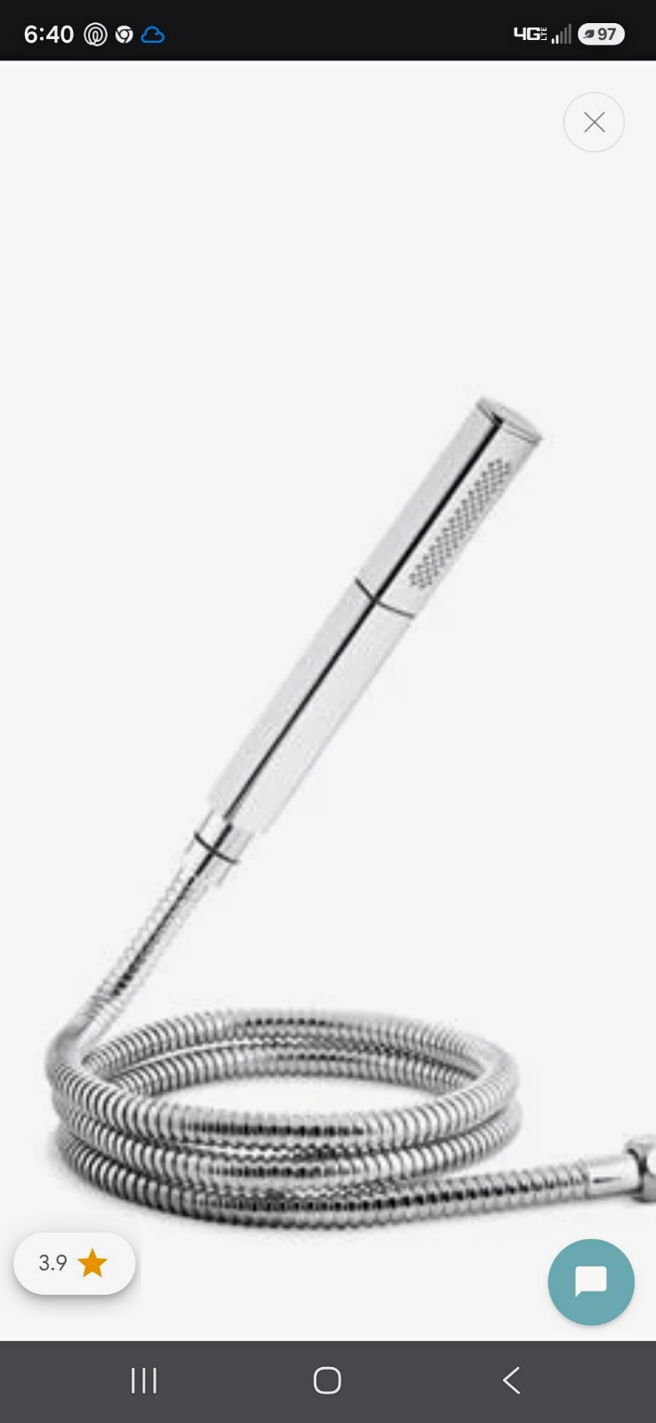 KALLISTA Soft Modern Dual-Function Handheld Shower Head w/ Hose, 1.75 GPM