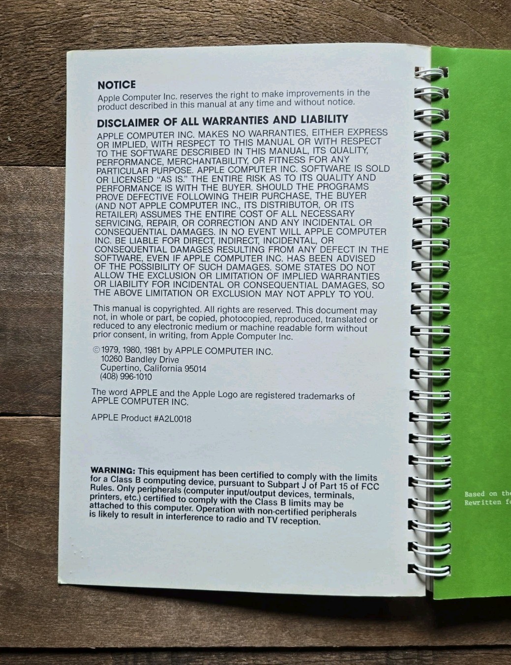 Vintage The AppleSoft Tutorial Manual 1979 80 81 - Apple Computer Inc