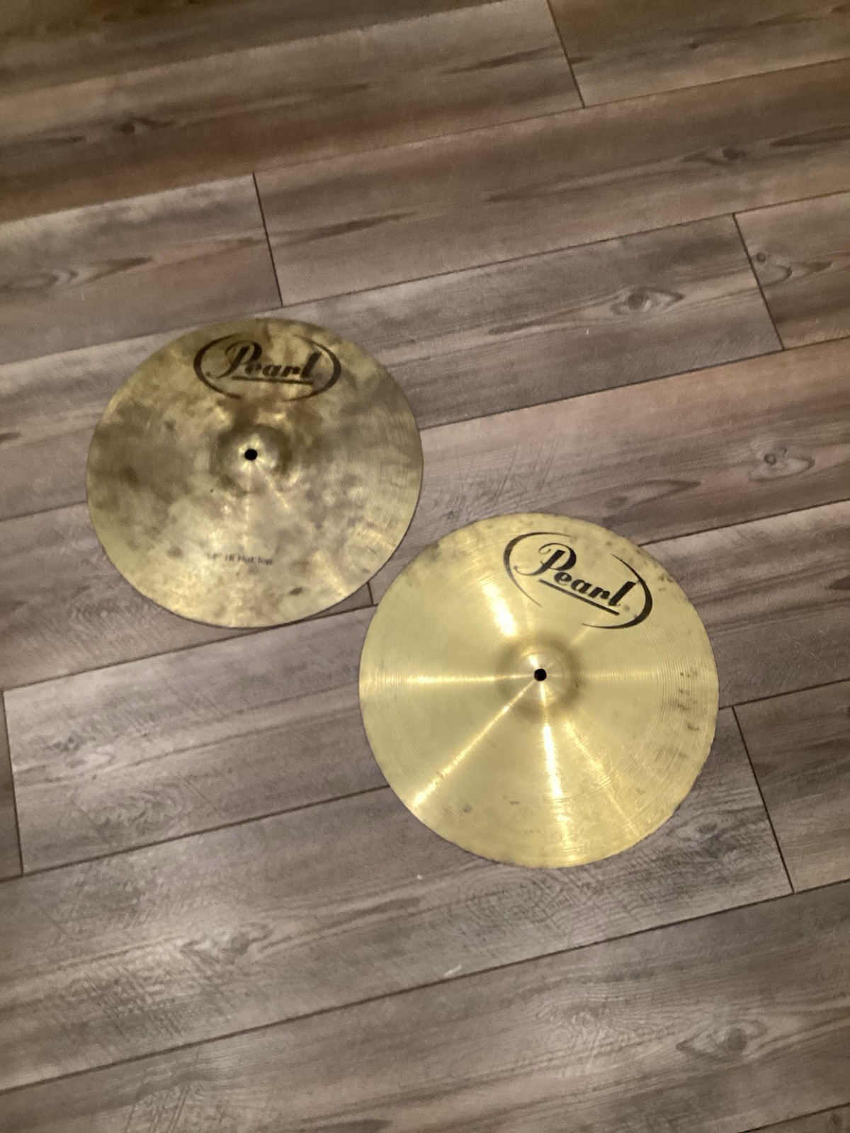pearl hi hat cymbals Set