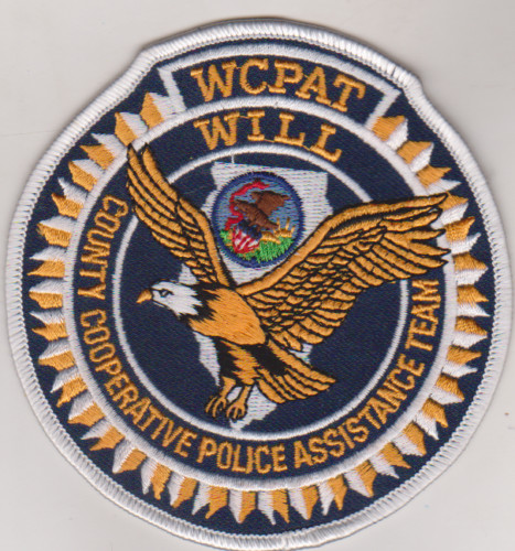 Will County IL Coop police Assistance Team non shield shape patch from Australia
