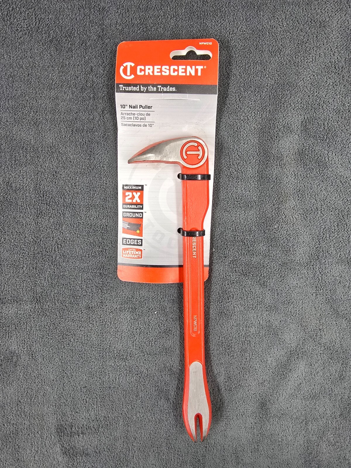 Crescent 10 in. Nail Puller with Claw