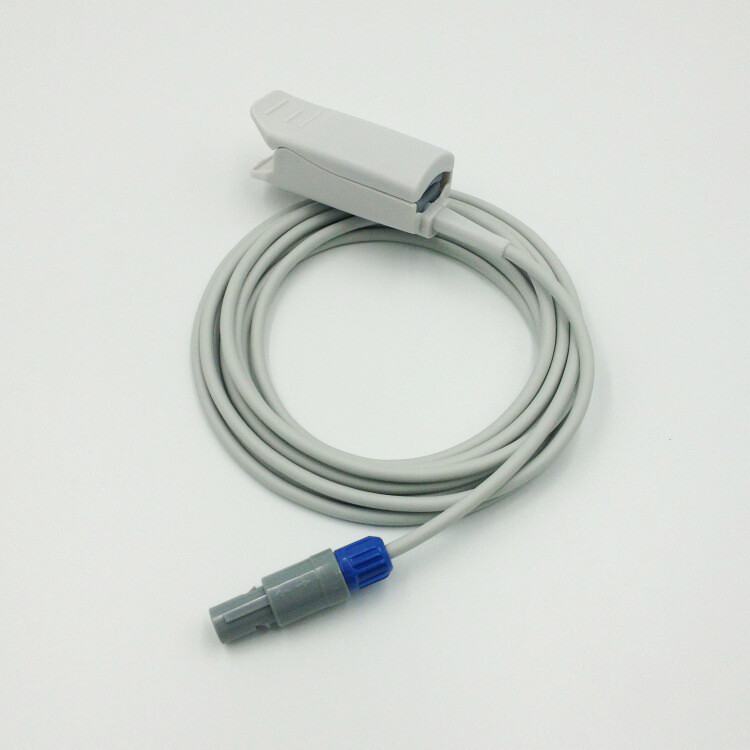 8pin SpO2 Sensor,Adult Finger Clip Cable for Creative PC-9000f Monitor Oximax