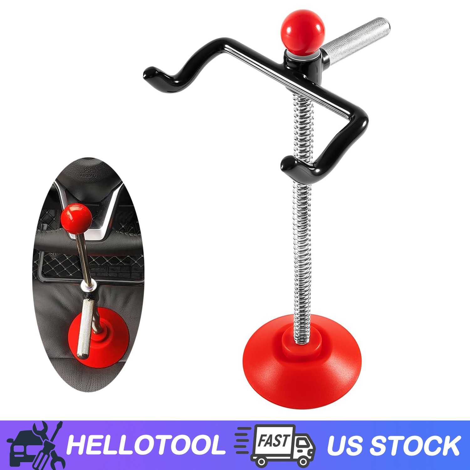 Steering Wheel Holder Stand Tool, Adjustable Steering Wheel Alignment Rack