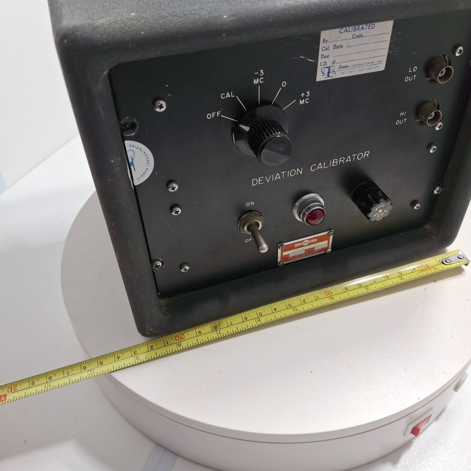 Collins Raido 477Z-2 Deviation Calibrator FAA Decommissioned  - Serial No. 396