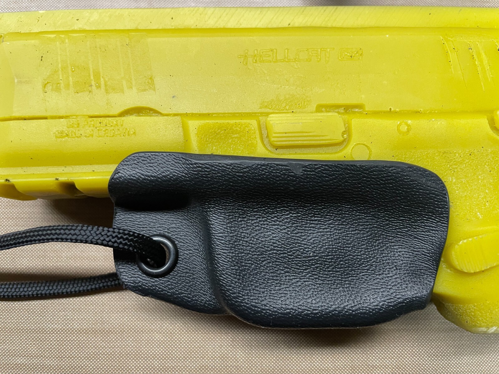 Kydex Trigger Guard for Springfield Hellcat Pro Black