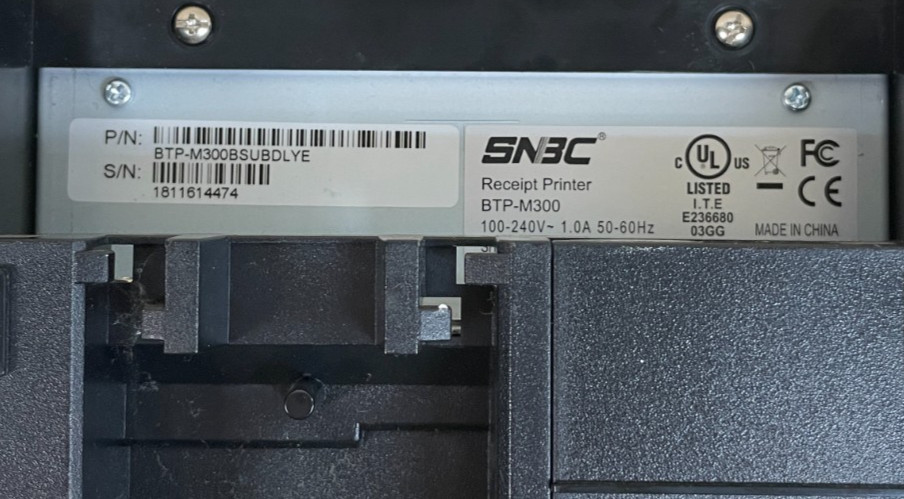 SNBC BTP-M300 Impact POS Receipt Printer Auto Cutter Ethernet