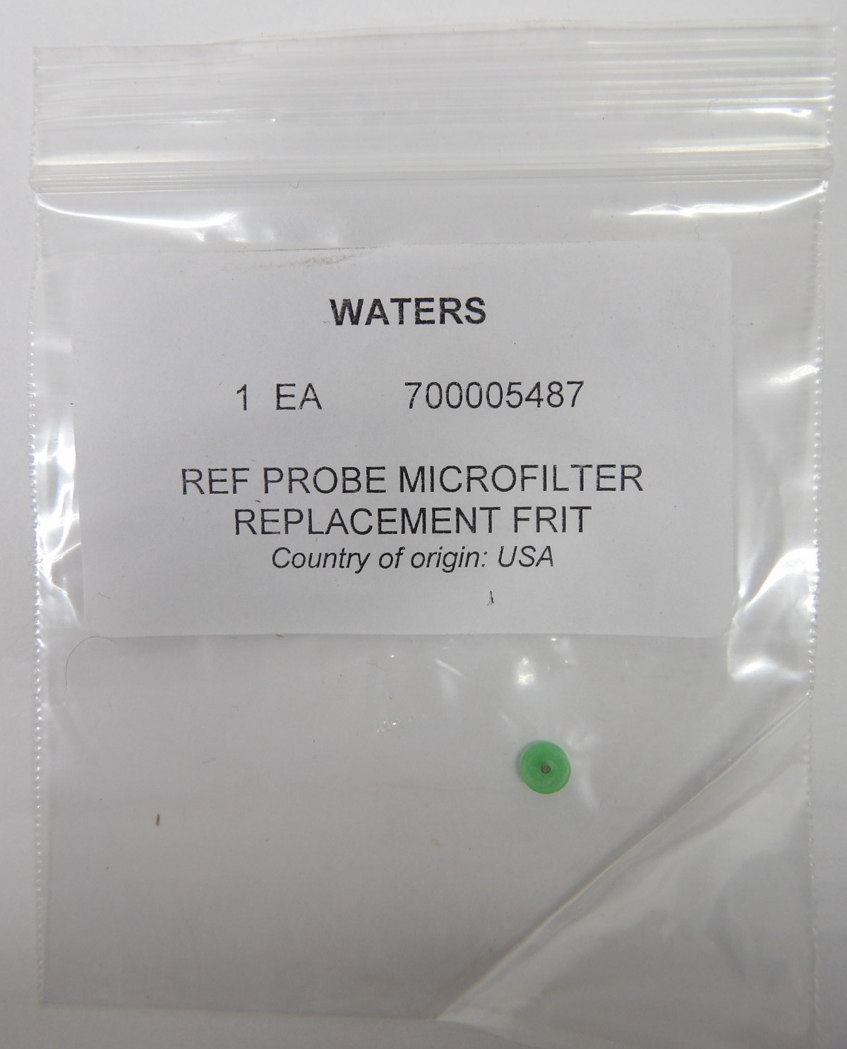 Waters 700005487 Ref Probe Microfilter Replacement Frit Qty: 1