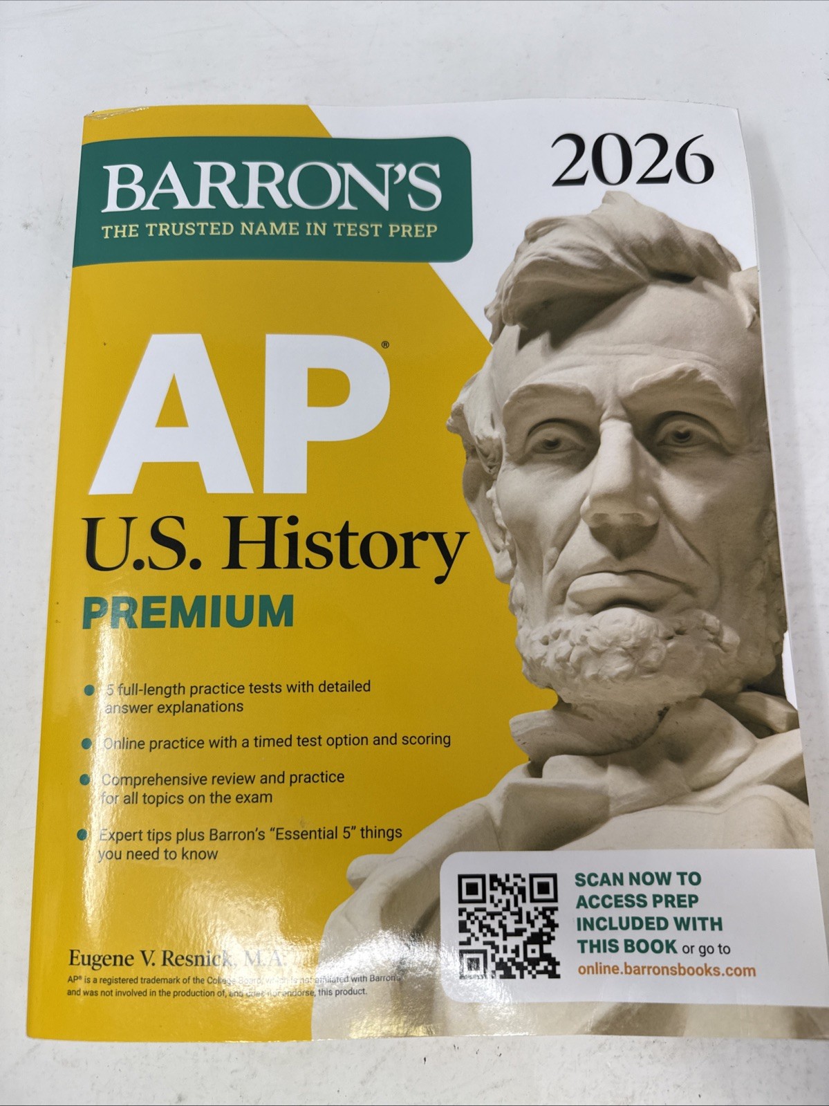 Barron's Educat AP U.S. History Premium, 2026: Prep Book with 5 Prac (Paperback)