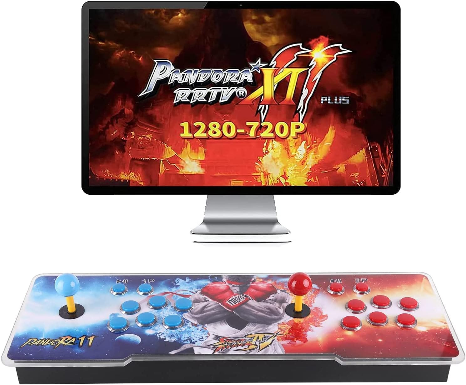 Pandora'S Box 11 Arcade Game Console, 30000 Games, 3D Support, Upgraded CPU, 4-P