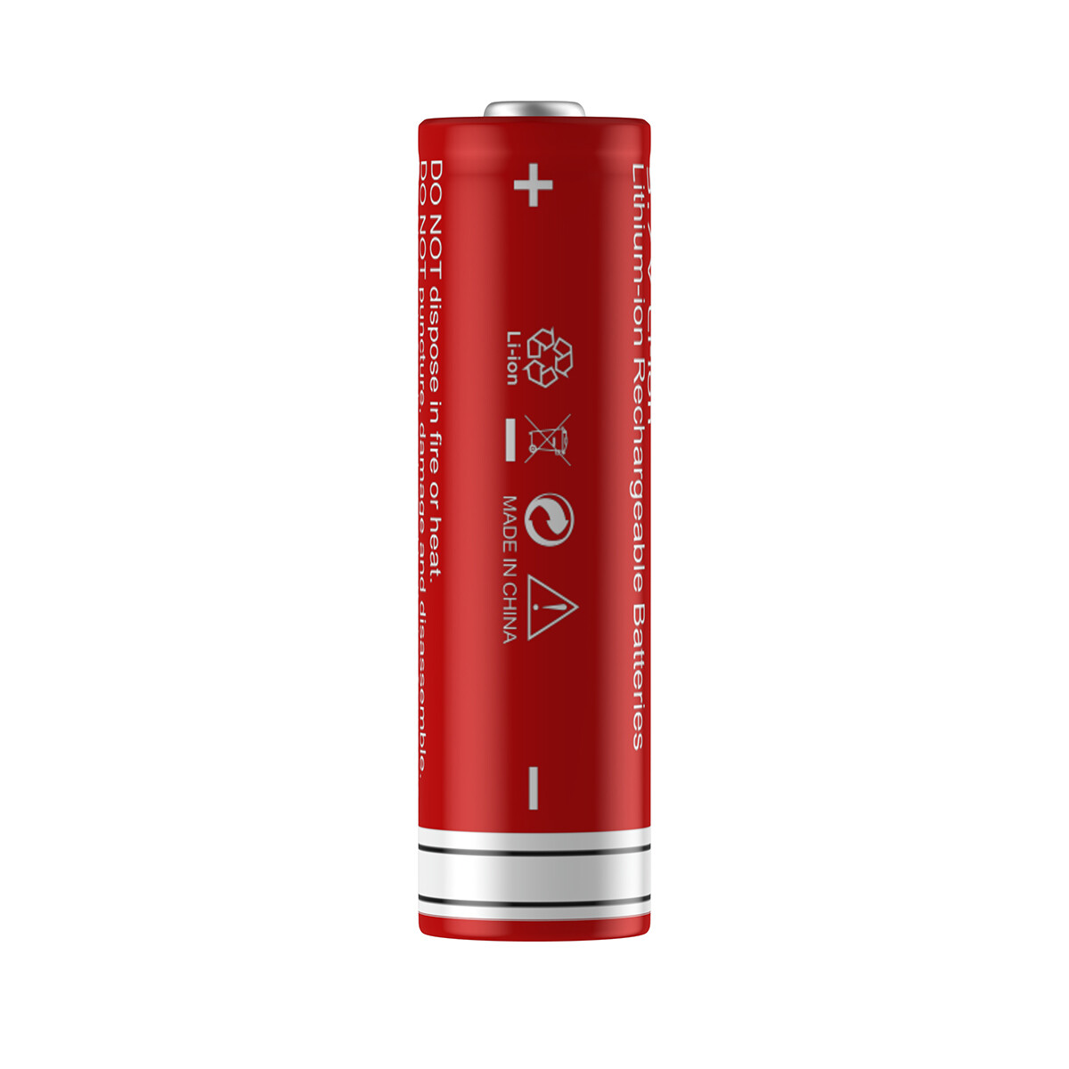 4X 14500 Battery 800mAh Li-ion 3.7V Rechargeable Batteries Cell For Flashlight