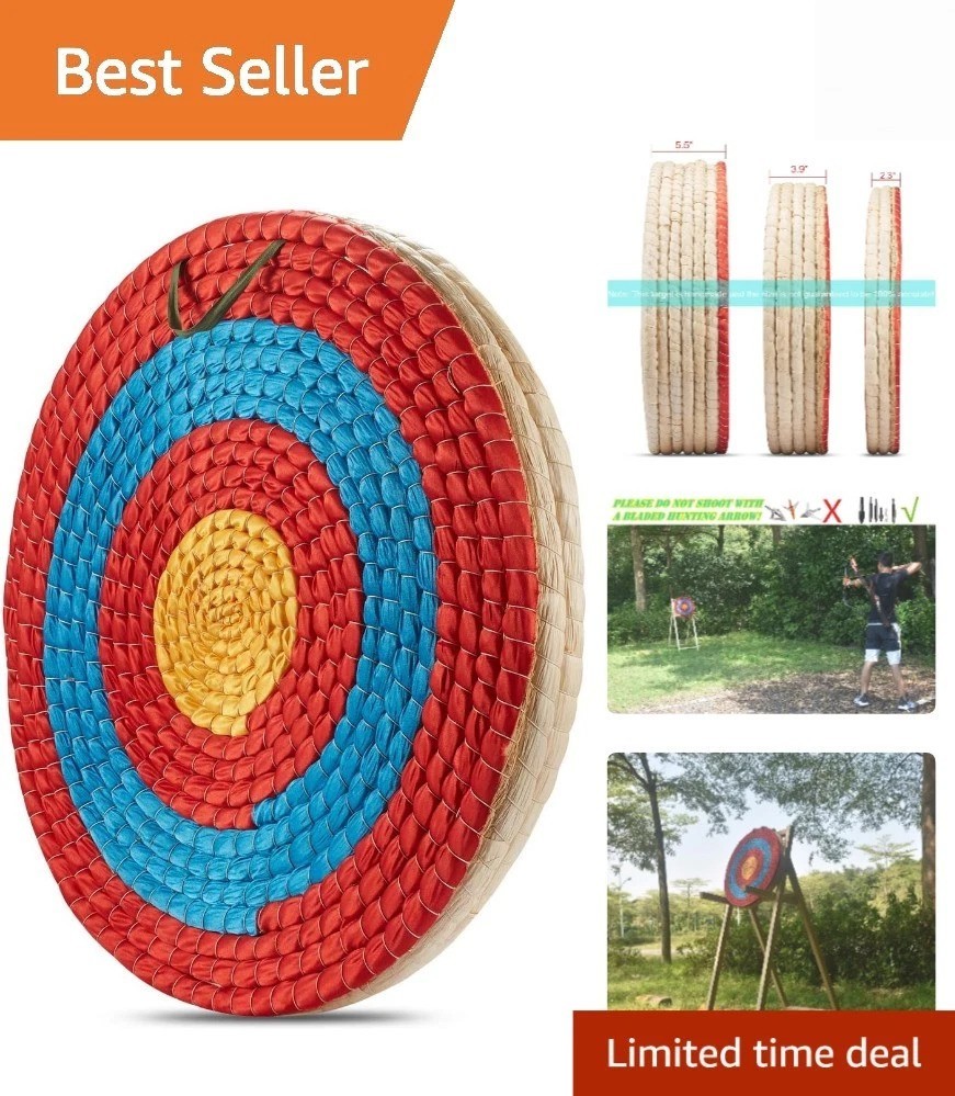 Traditional Hand-Made Straw Archery Target,Arrow Target for Recurve Bow Longb...