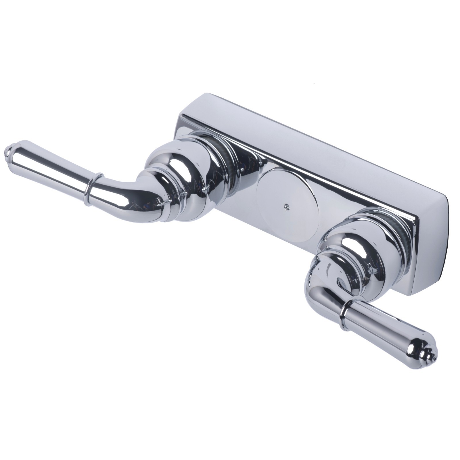 Mobile Home Two Handle 4" Shower Faucet Valve Chrome Finish