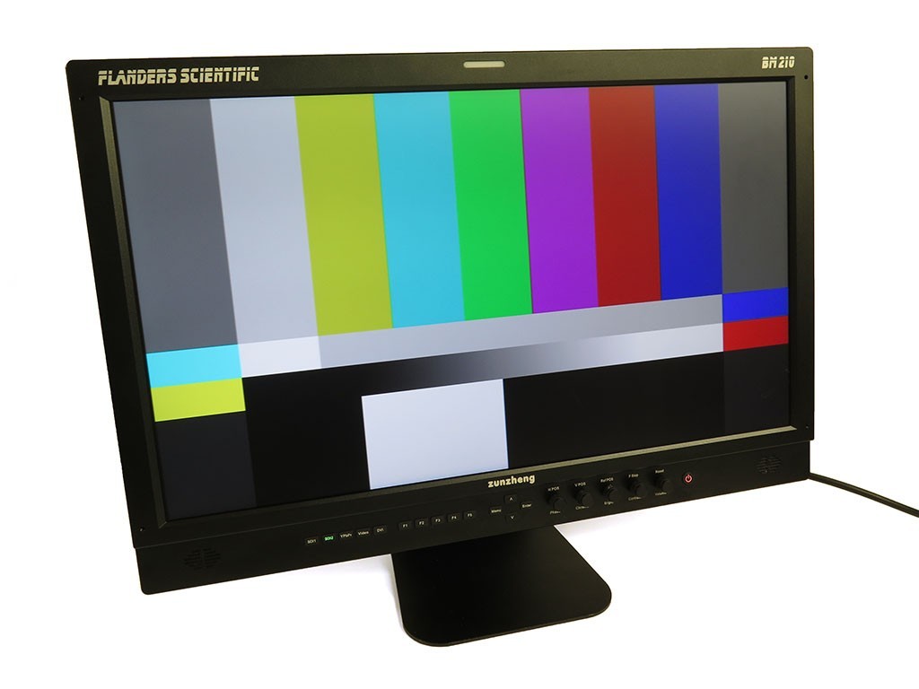 Flanders Scientific FSI Zunzheng BM210 21.5" LCD production video monitor 3G-SDI