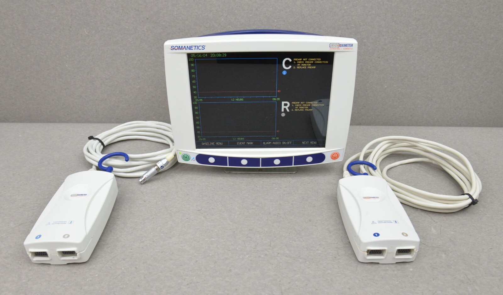 Covidien Somanetics 5100C Invos Cerebral/Somatic Oximeter /5100C-PA Preamplifier