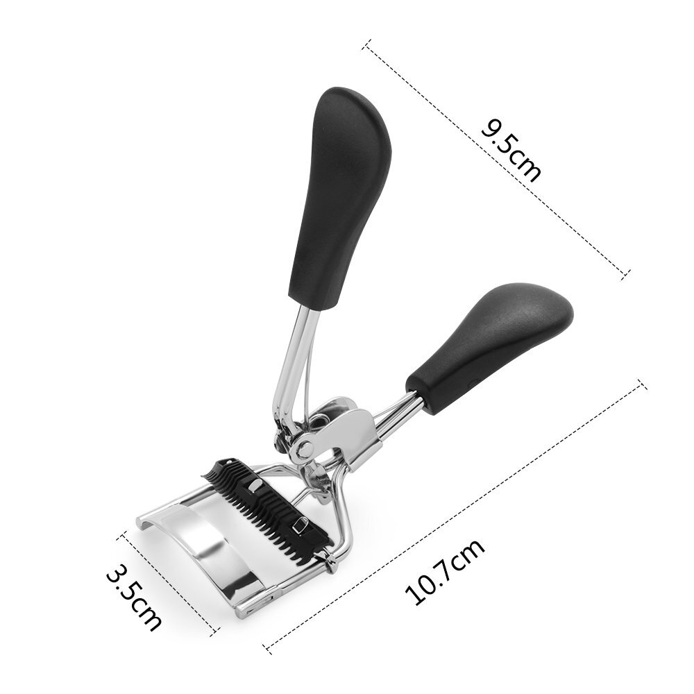 ROWAG 3pcs Eyelash Curlers Eyebrow Brush Comb Spoolie Set