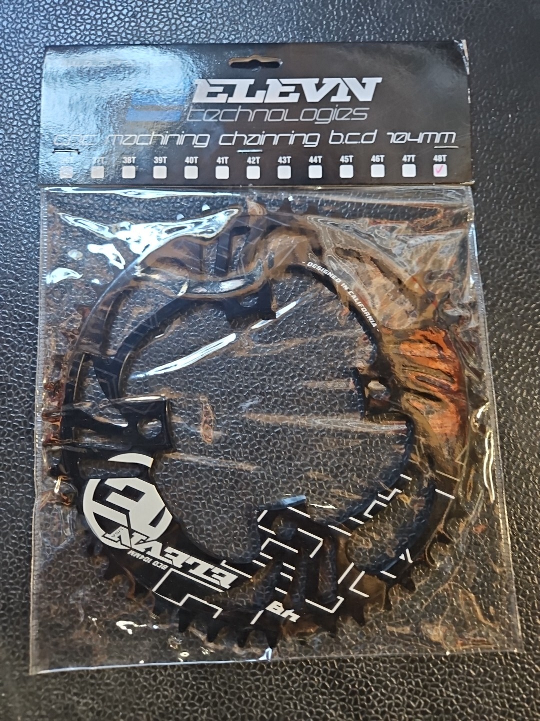 ELEVN FLOW CHAINRING 104MM 48T BLACK