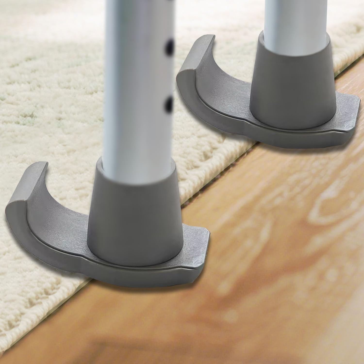 Universal 1-1/8 inch Walker Glides: Effortless Mobility for Seniors | 2 Pack