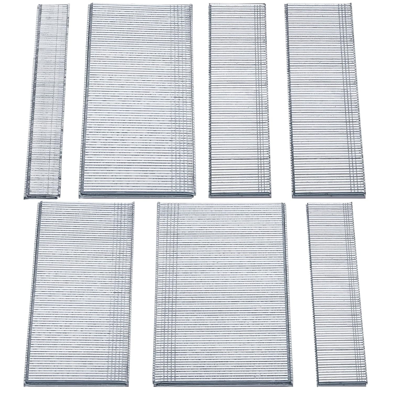 1400 Pieces 18 Gauge Brad Nails (2/5 ", 5/8 ", 3/4 ", 1 ", 1-1/4 ", 1-1/2 ", 2 I
