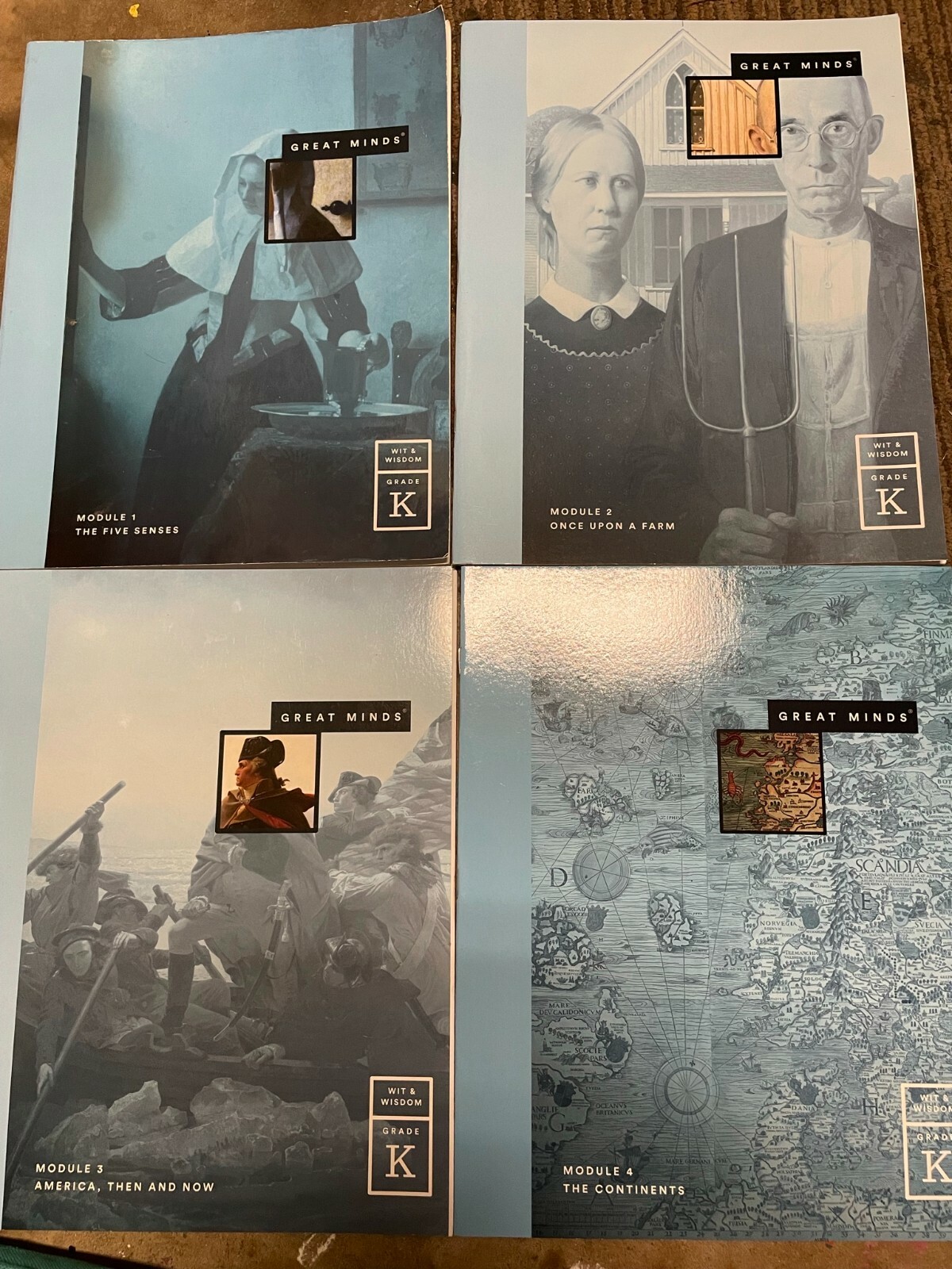 Wit and Wisdom Grade K All four modules student workbooks NEW UNUSED BUNDLE