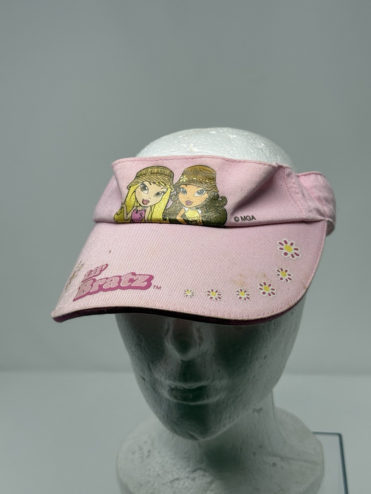 Youth lil Bratz Visor Pink Hat Strap Back