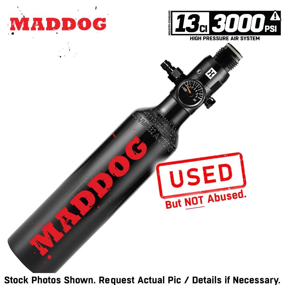 CLEARANCE Maddog 13ci/3000psi HPA Paintball Tank w/ Regulator | Airgun Airsoft