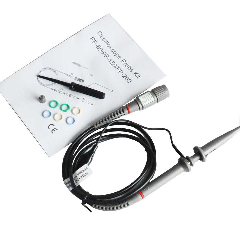 Hantek PP150 100MHz Oscilloscope Clip Passive Probe, BNC Scope Clip Probe x1 x10
