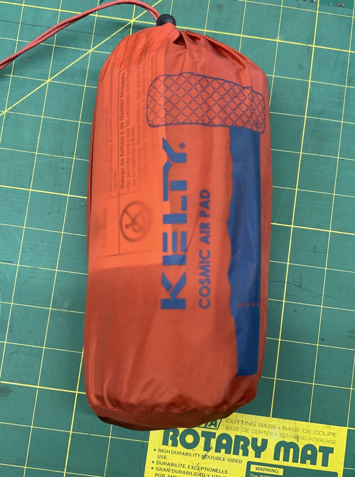 Kelty Cosmic Air Sleeping Pad- Tapered Mummy Shape Inflatable Pad, 16 Oz