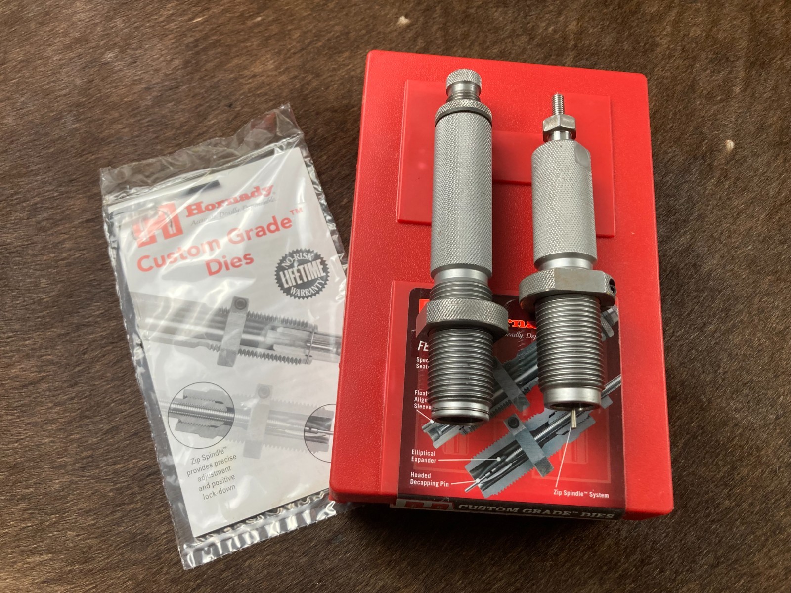 Hornady Custom Grade P/N 546421 .450/400 Nitro Express 2 Die Set & Box