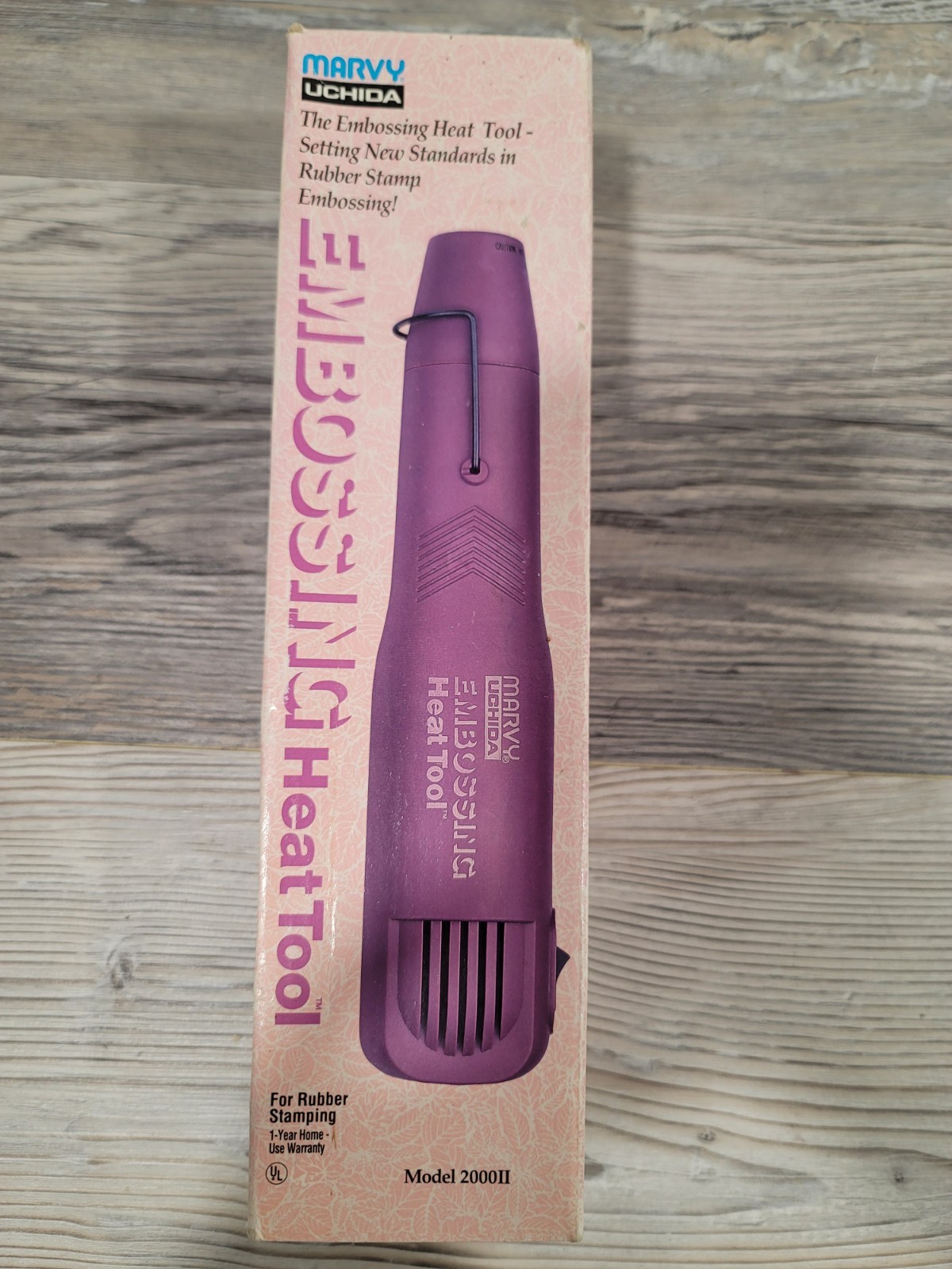 Embossing heat tool used one speed.