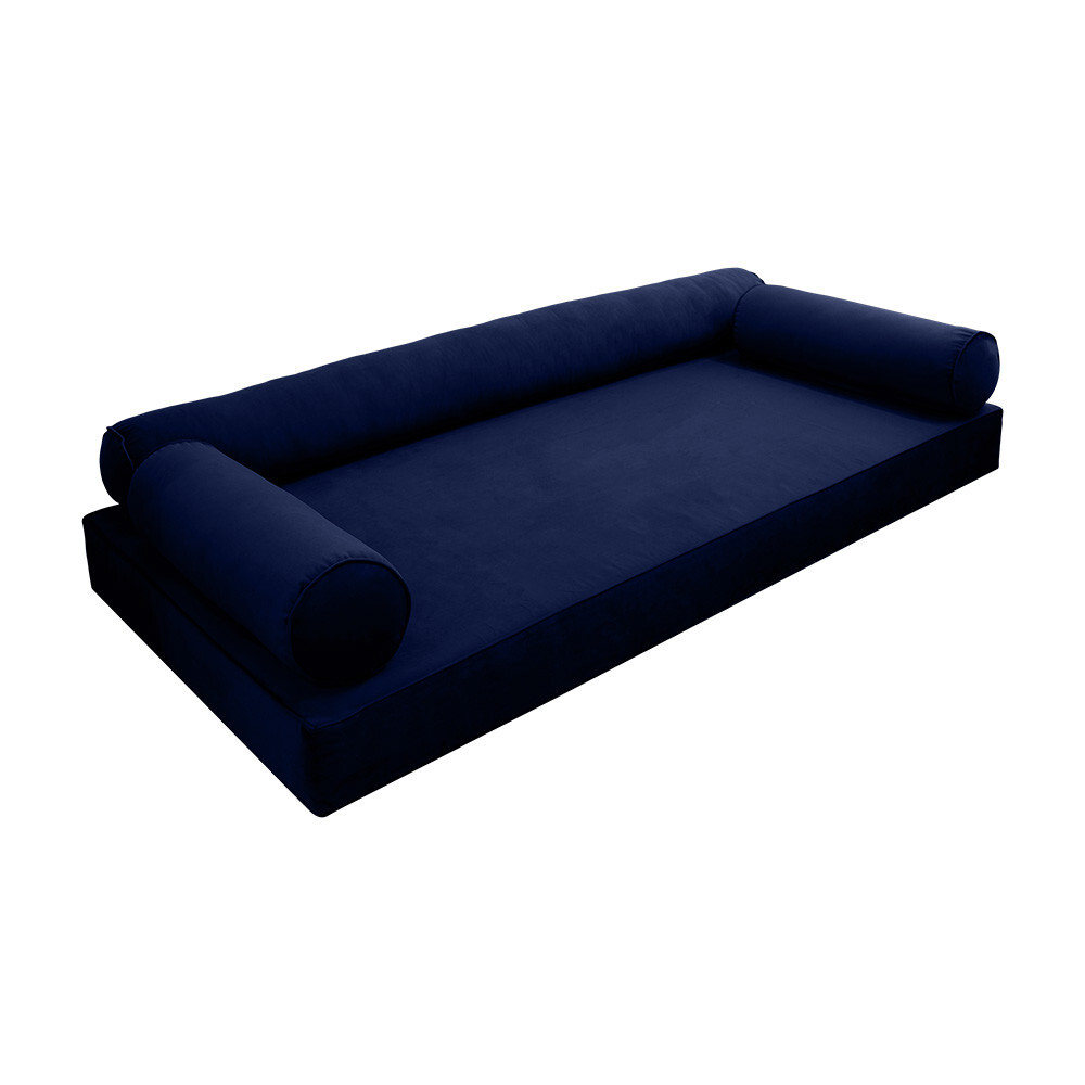Model V6 TwinXL Velvet SamePipe Indoor Daybed Mattress Pillow Complete Set AD373