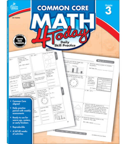 Common Core Math 4 Today, Grade 3: Daily Skill Practice (Common C - VERY GOOD