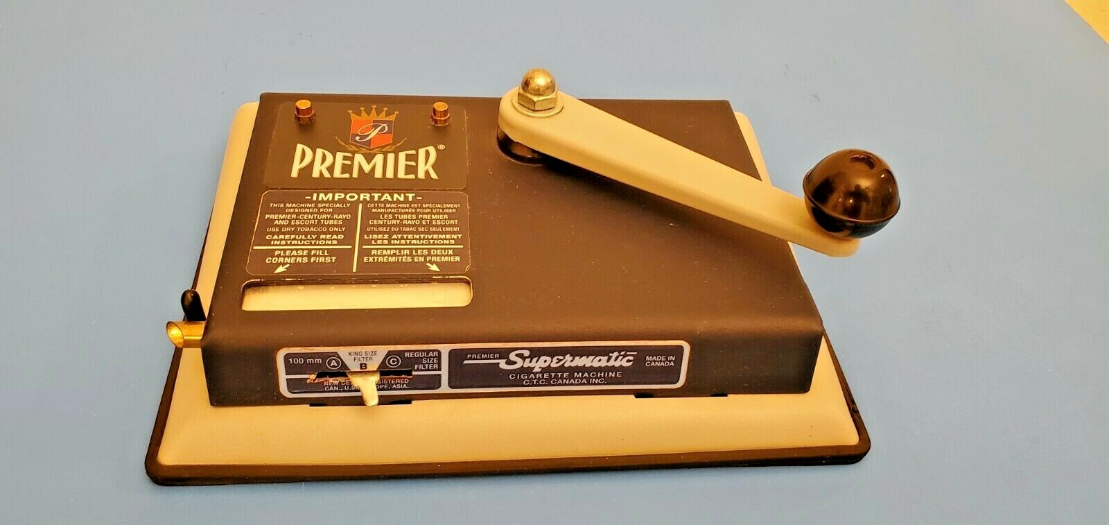 VTG PREMIER Supermatic Cigarette Injector Machine-100mm- King -Regular