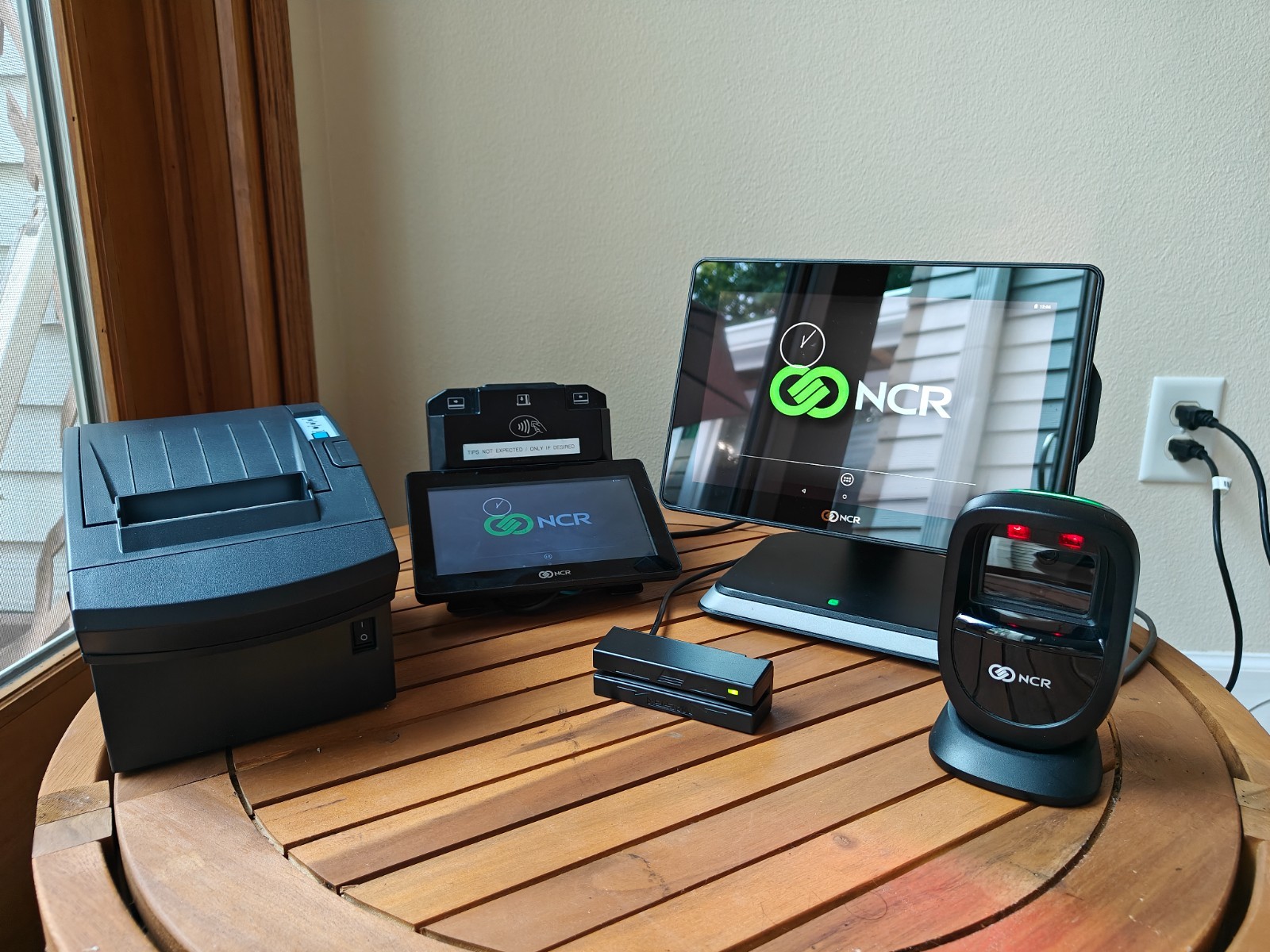 NCR Point of Sale System: Terminal, Scanner, Printer, Monitor, Tap 2 Pay & Swipe