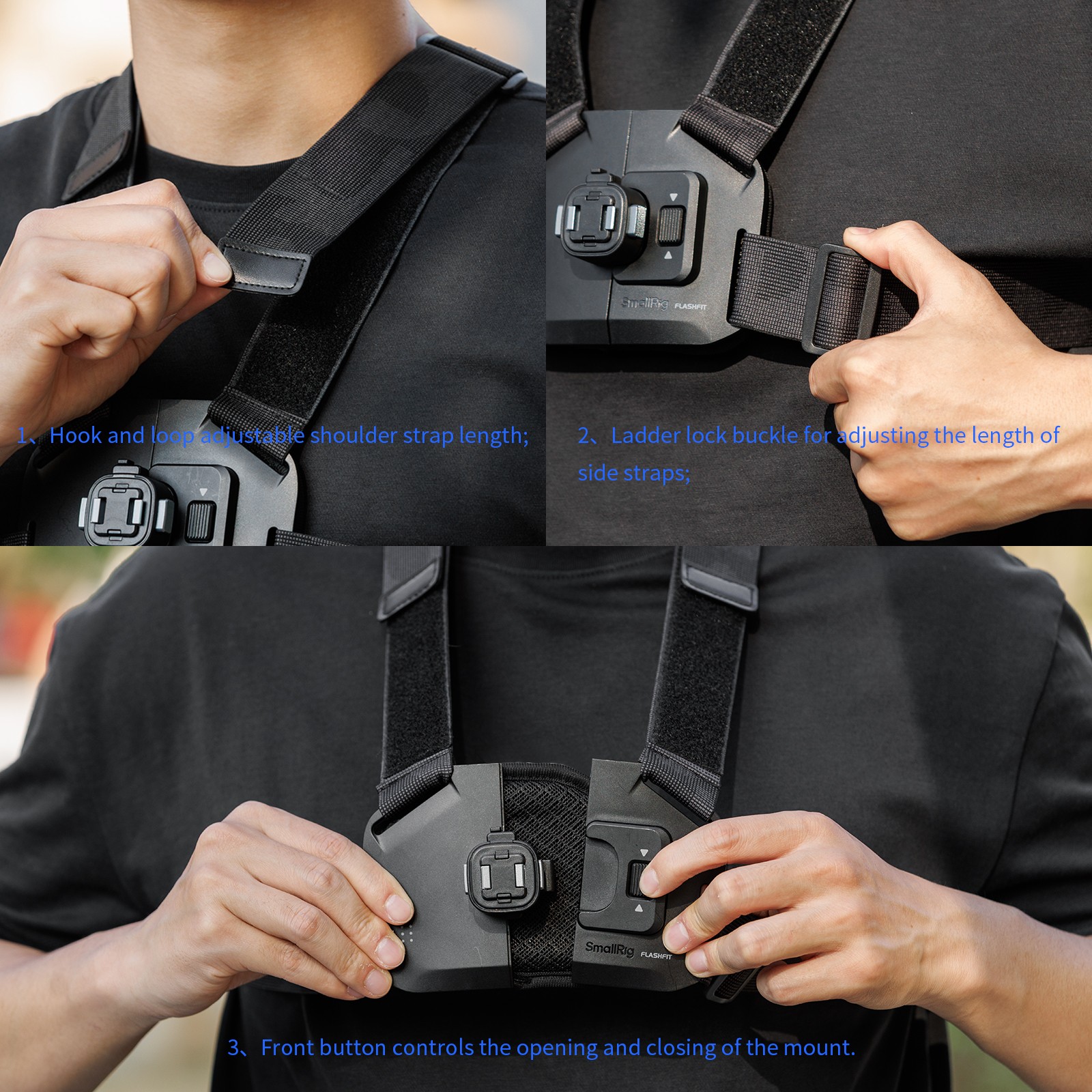 SmallRig Quick Release Chest Strap Mount for Phones 6308
