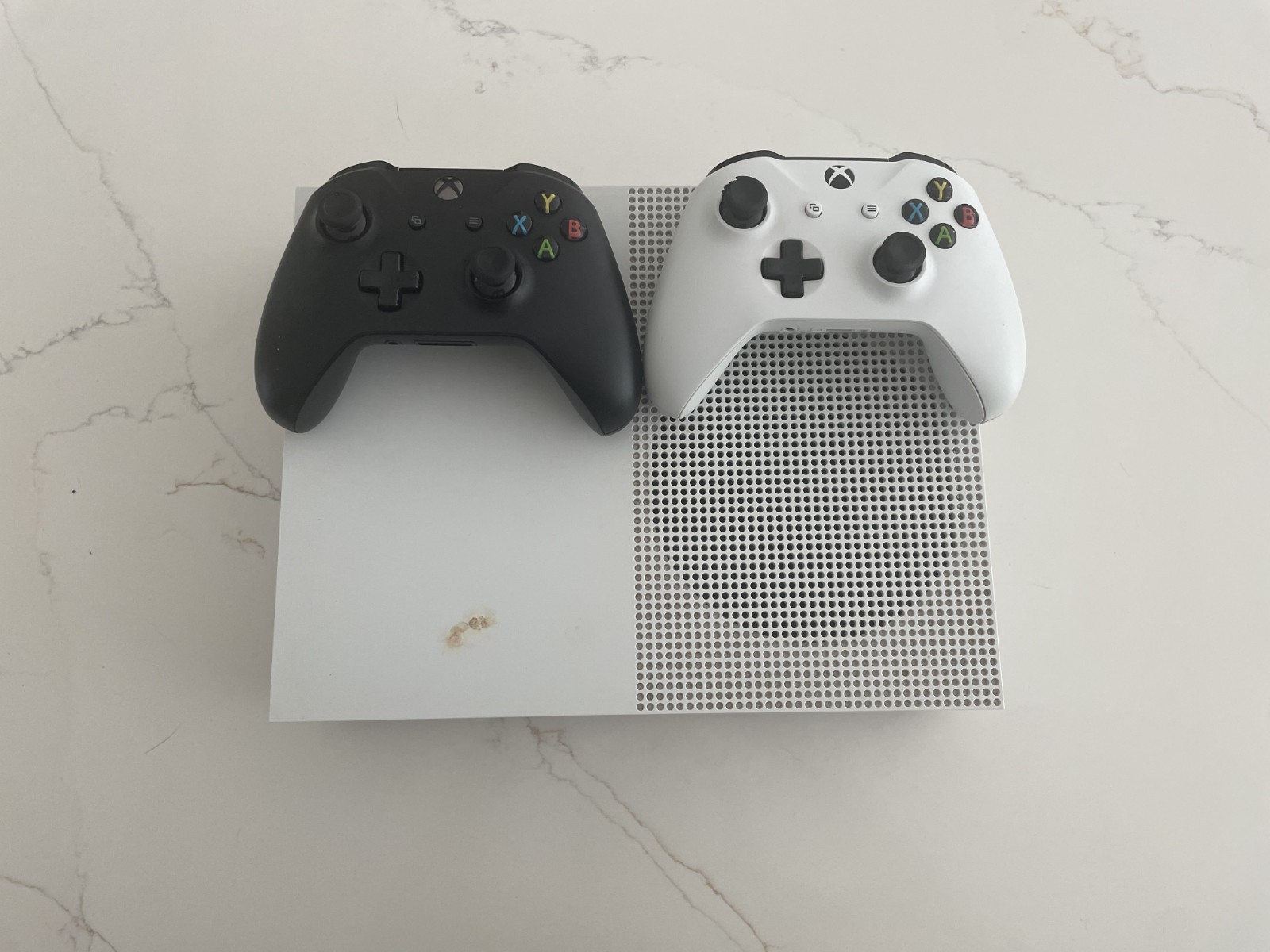 Microsoft Xbox One S All Digital 1TB Bundle + 2 OEM Controllers - Tested&Working