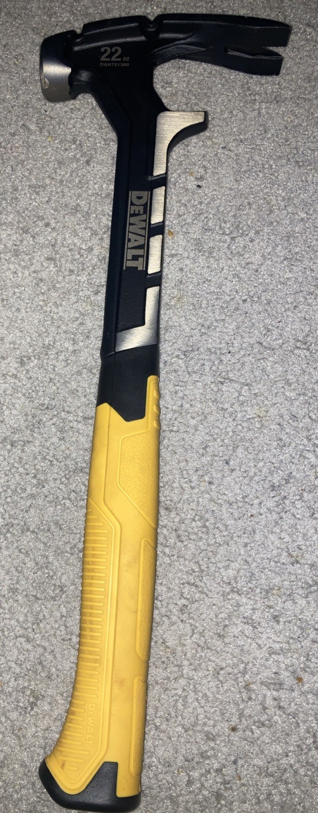 "DeWALT DWHT51366 22-Ounce Multi-Functional Rip Claw Long Handle Demo Hammer"