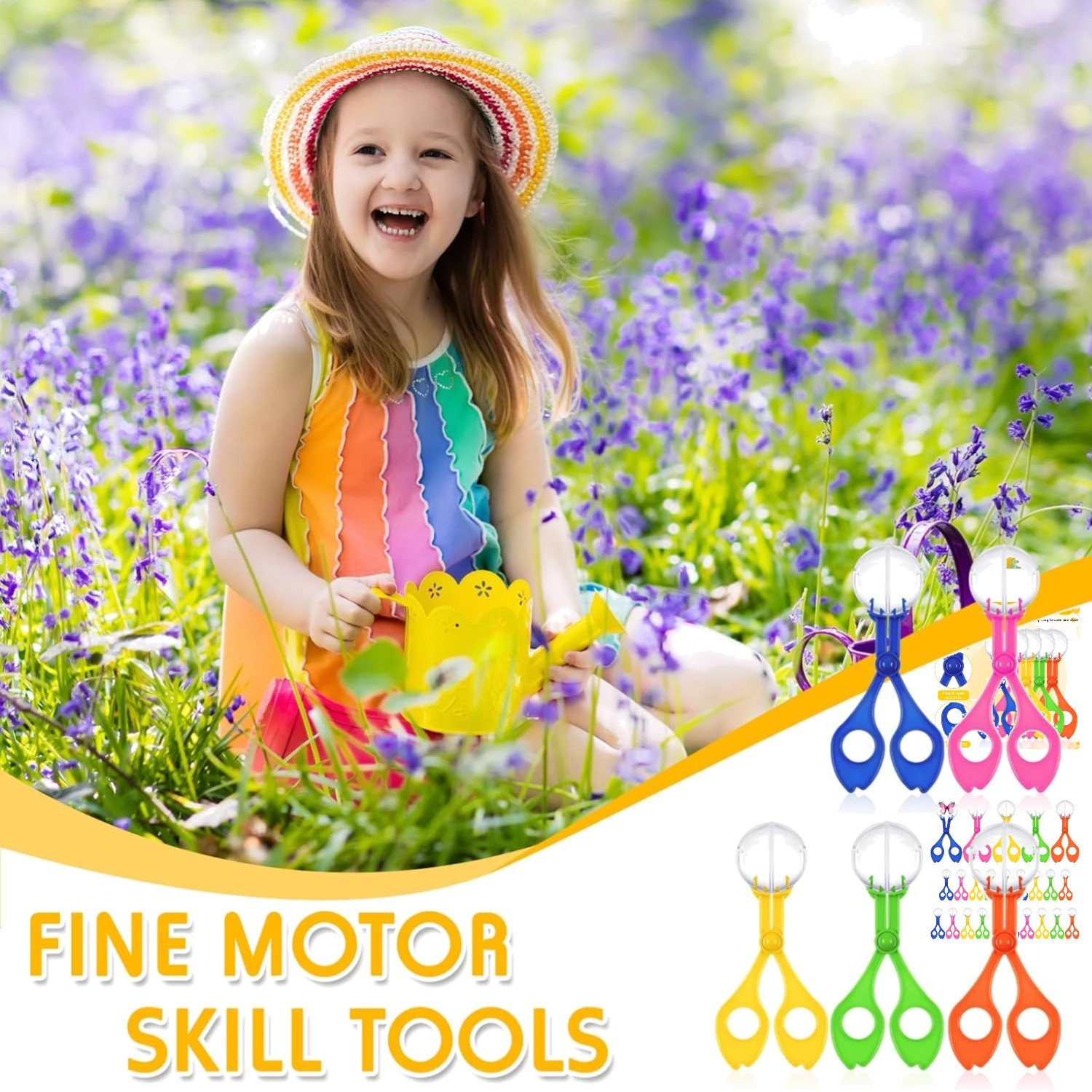 24-Pc Colorful Handy Scoopers – Fine Motor Skills & Sensory Exploration Toys