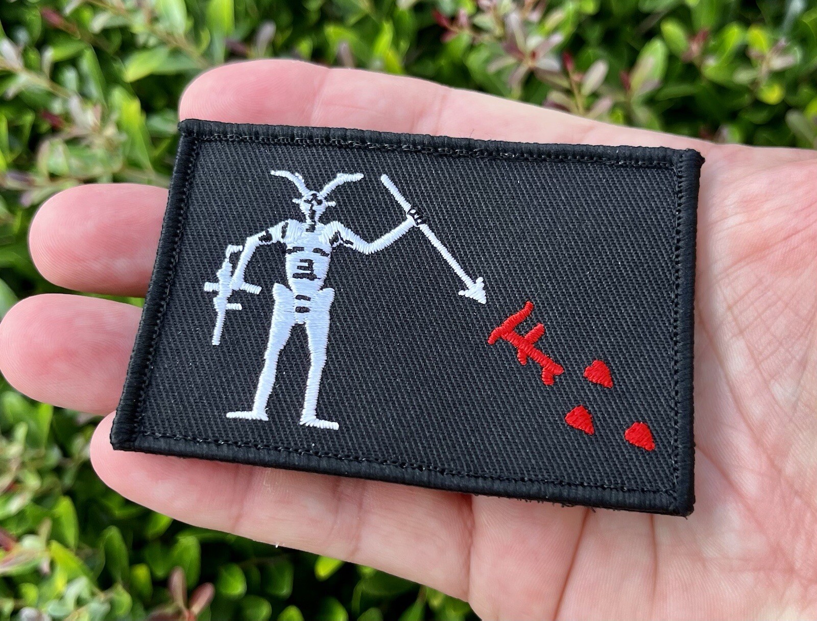 Forward Observations Group FOG Black beard Queen Ann Revenge Blackheart Patch !!