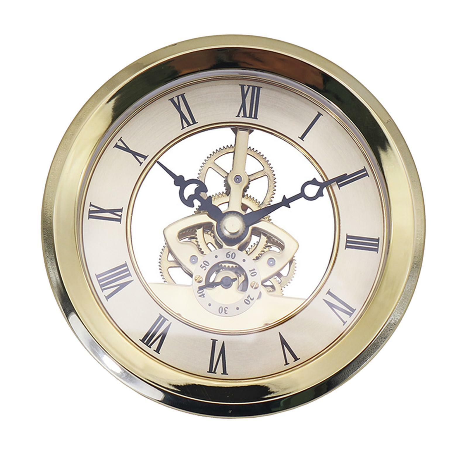 4"  Transparent Skeleton Clock  DIY  Decoration