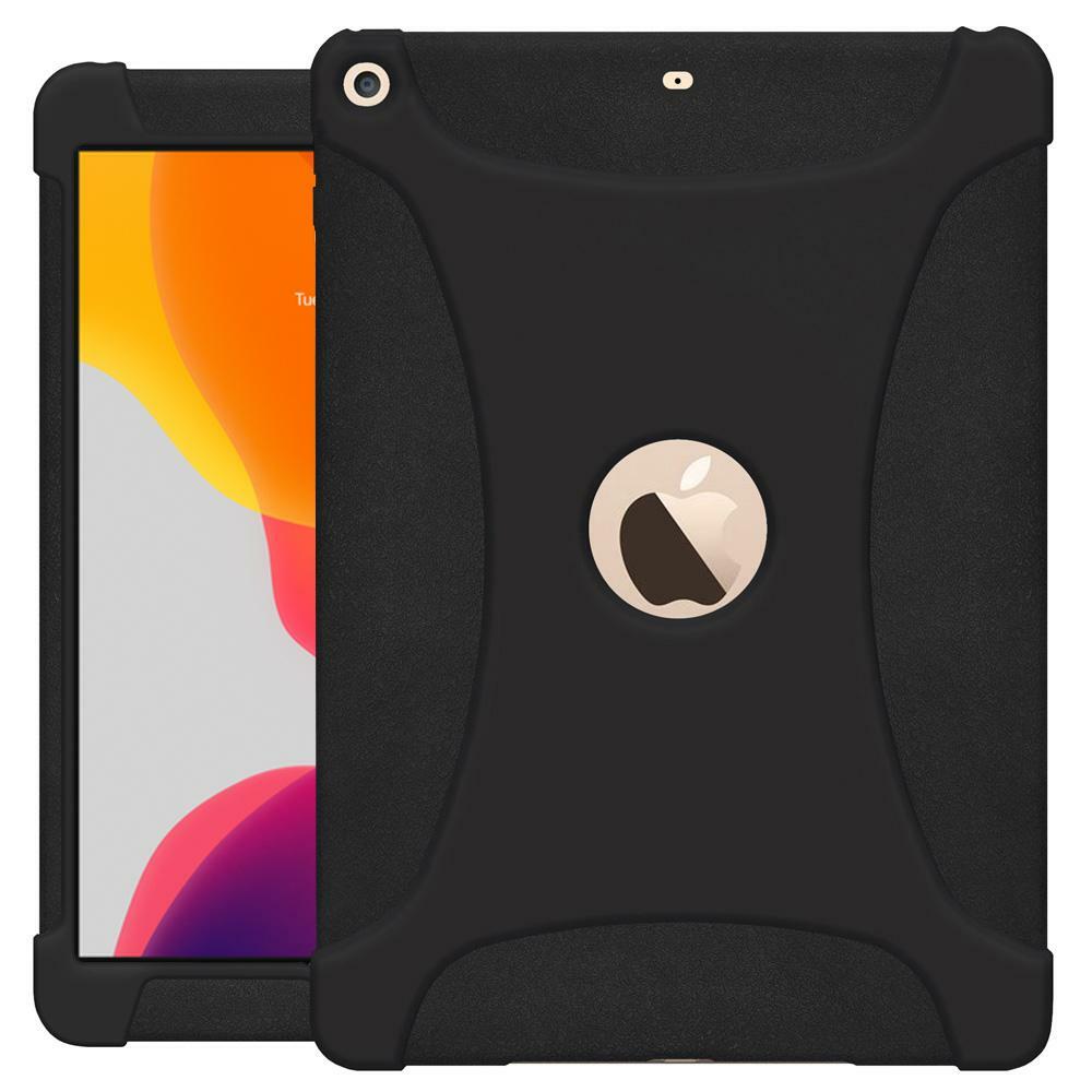 AMZER Rugged Shockproof Slim Silicone Skin Jelly Case for Apple iPad 10.2 2019