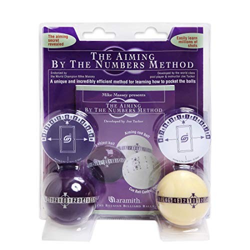 Genuine Aramith Training By The Numbers Learning/Aiming Pool/Billiards Ball Set