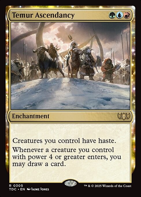 Temur Ascendancy 305 R Normal TDC MTG NM