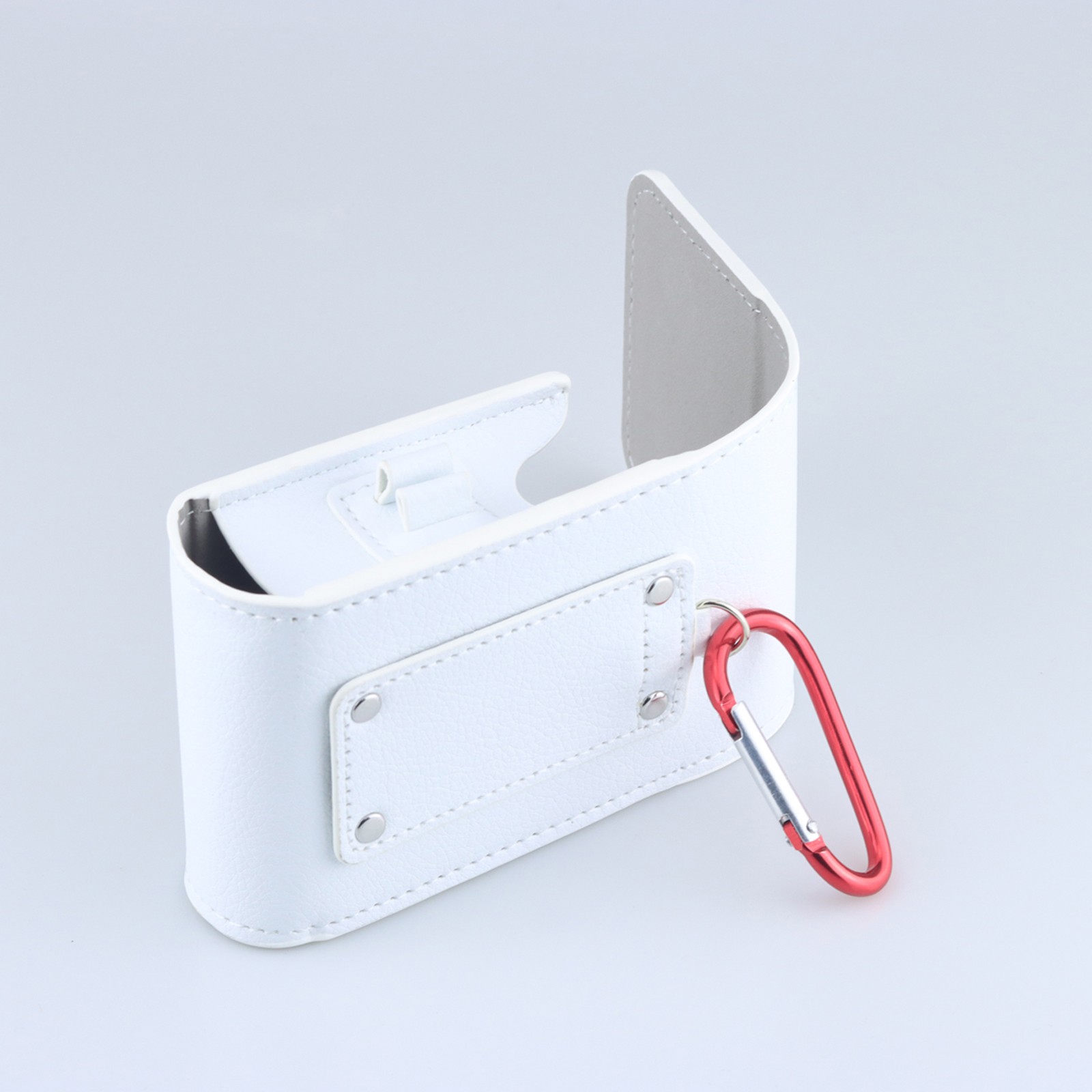 Golf Rangefinder Case PU Leather Golf Range Finder Carry Bag With Carabiner QEOC