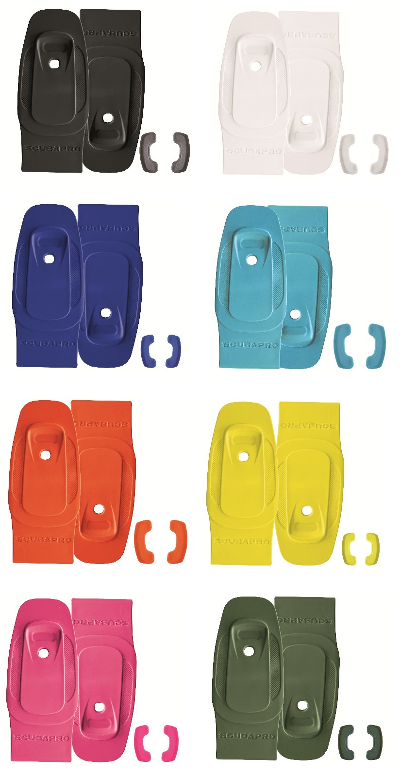 Scubapro Hydros Pro 2 Pocket Lid Mini Colour Kit for Lead Bags Various Colours