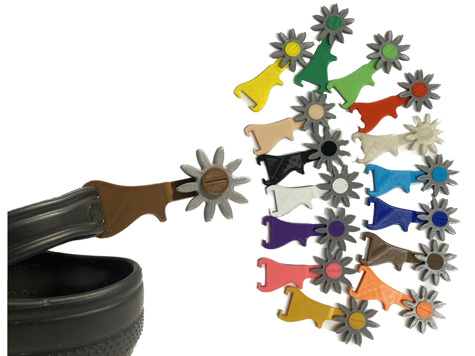 Spurs for crocs - spins - 16 Diffrent Colors