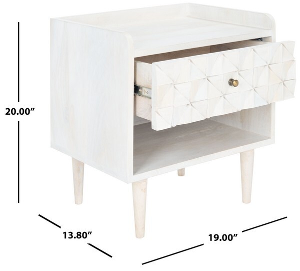 Safavieh Zinnia Nightstand, Reduced Price 2172726899 NST9000C