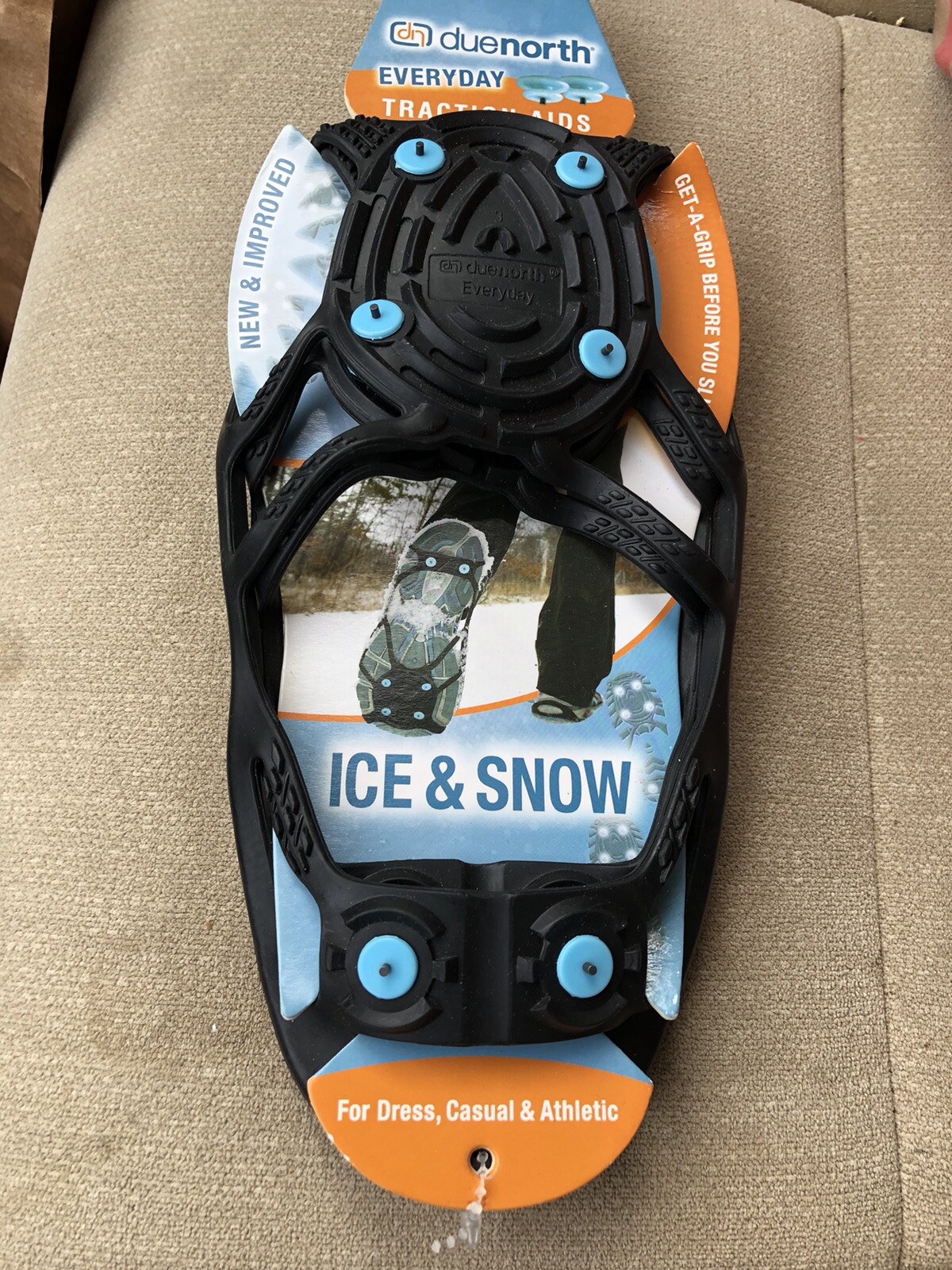 Due North Traction Aids Size L-XLG for ice and snow