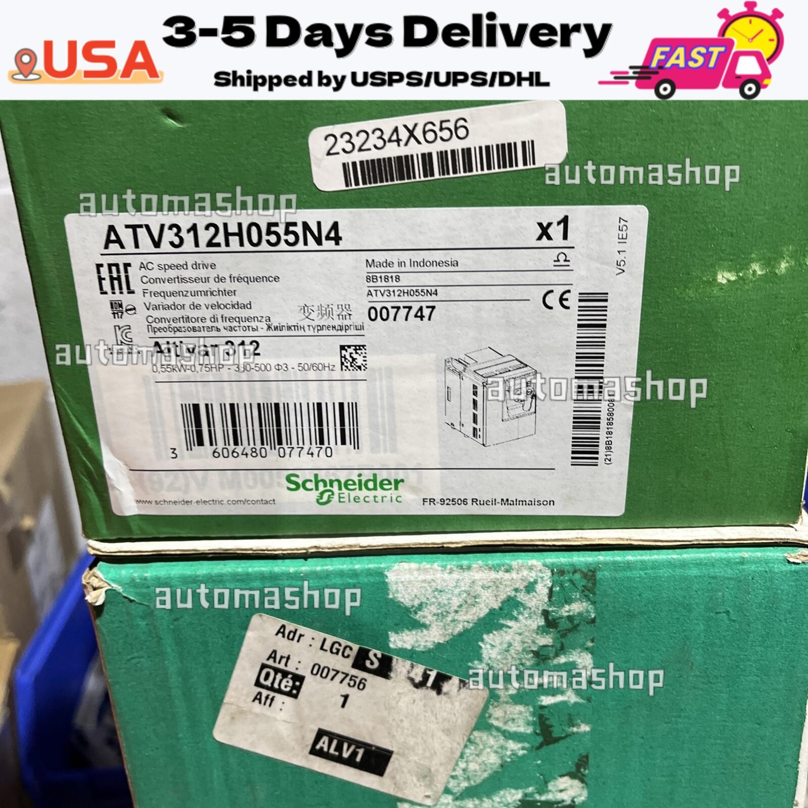 Schneider Electric ATV312H055N4 Ac Speed Drive 0.55KW 3phase Inverter New In Box