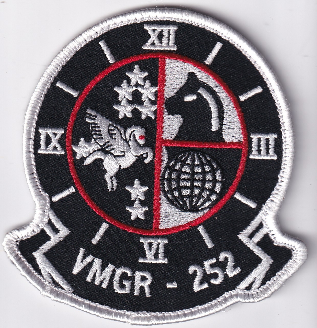 VMGR-252 C-130 unit US Marine Corps USMC aviation patch GWOT era color hook-loop
